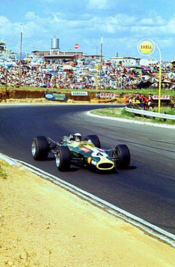 Vue typique du GP de Kyalami pour le "der" de Jim en F1